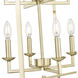 Nellis 8 Light 24 inch Modern Gold Indoor Pendant Ceiling Light